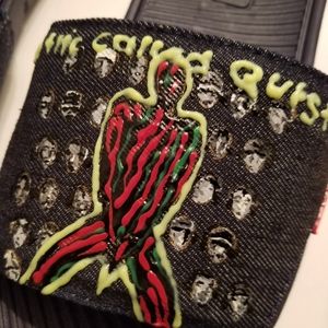 Original custom made denim slides